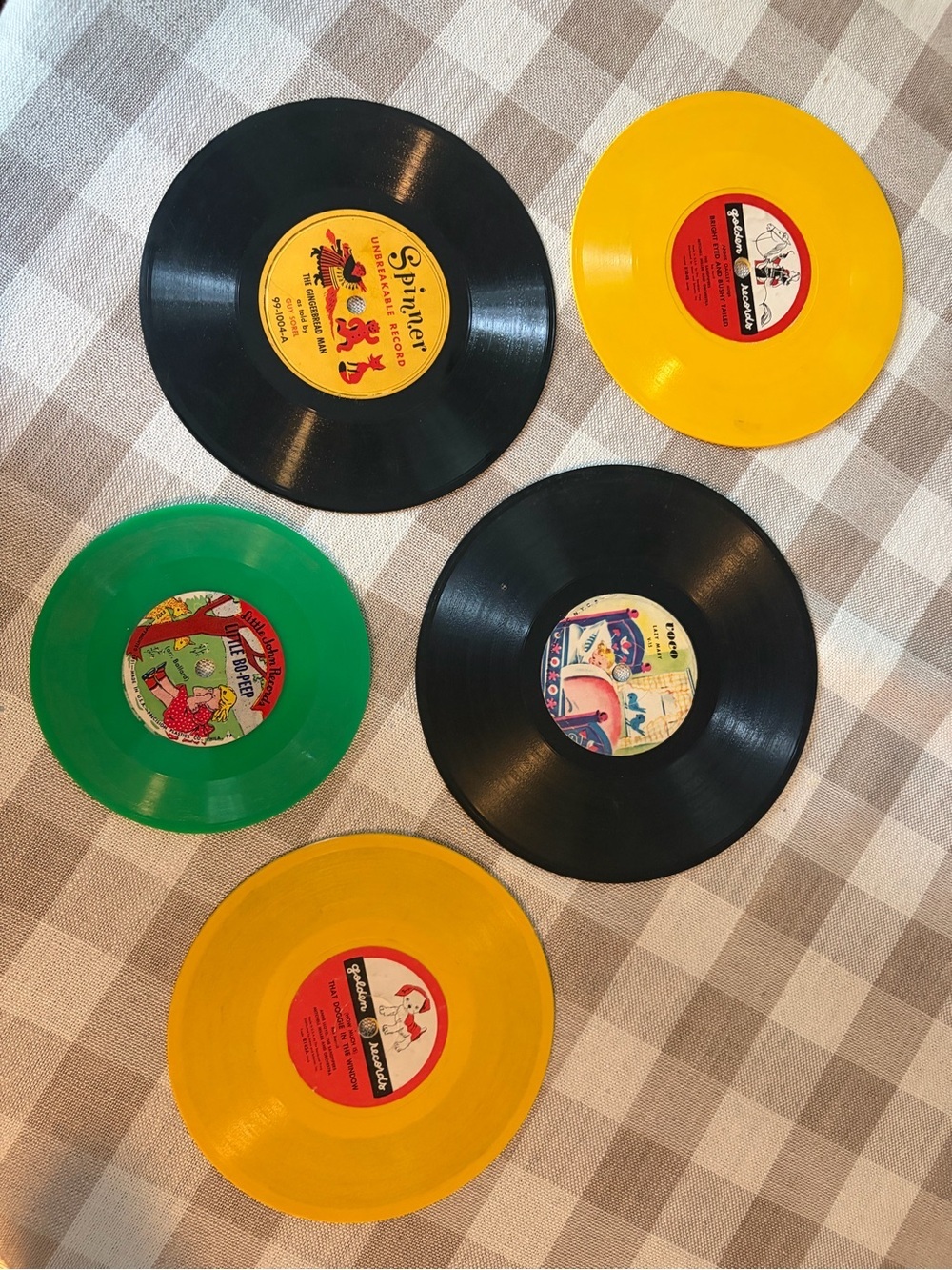 Vintage Children’s Vinyl Records Assorted Brand & Size Collectors Nursery Decor